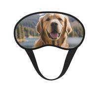 Sleep Eye Mask for Women Men,Soft Comfortable Sleep Mask Blackout Sleeping Eye Cover for Travel Yoga Nap Shift Work Cute Golden Retriever