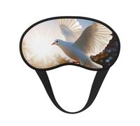 Sleep Eye Mask for Women Men,Soft Comfortable Sleep Mask Blackout Sleeping Eye Cover for Travel Yoga Nap Shift Work White Dove Flying in The Sun