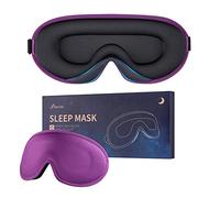 Sleep Eye Mask for Women Men: Soft Foam Comfortable Sleeping Mask, Eye Cover Blindfold at Night Block Out Light for Travel Yoga Nap, Violet