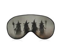 Sleep Eye Mask Four Witche S Abstract Sleep Mask for Women Men Adjustable Strap Blindfold Eye Cover for Travel Yoga Nap Shift Work