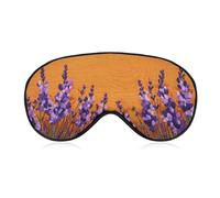 Sleep Eye Mask Lavender Field Sleep Mask for Women Men Adjustable Strap Blindfold Eye Cover for Travel Yoga Nap Shift Work