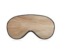 Sleep Eye Mask Light Pine Texture Sleep Mask for Women Men Adjustable Strap Blindfold Eye Cover for Travel Yoga Nap Shift Work