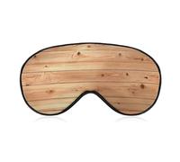 Sleep Eye Mask Pine Floor Boards Sleep Mask for Women Men Adjustable Strap Blindfold Eye Cover for Travel Yoga Nap Shift Work