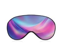 Sleep Eye Mask Pink Blue Flowing Smooth Gradients Abstract Sleep Mask for Women Men Adjustable Strap Blindfold Eye Cover for Travel Yoga Nap Shift Work