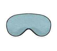 Sleep Eye Mask Plain Pastel Blue Card Texture Sleep Mask for Women Men Adjustable Strap Blindfold Eye Cover for Travel Yoga Nap Shift Work