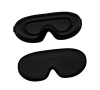 Sleep, Eye Memory Foam,Sleep 3D Eye, Snug and Comfortable Eye Masks For Sleep with Adjustable Strap, Breathable and Soft For Sleeping, Yoga, Traveling (Black)