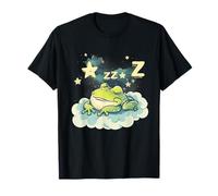 Sleep Frog Sleeping Animal Napping Cute Frog Sleeping Cloud T-Shirt