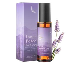 Sleep Gift Set with Pillow Spray - Subtle, Long-Lasting Lavender & Chamomile Scent to Help You Drift Off - Calming Wellness Gift for Everyone (Inner Peace Sleep Spray, 100 ml)