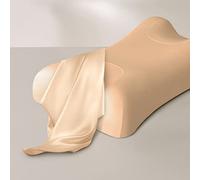 Sleep & Glow Omnia Natural Silk Pillowcase for Hair and Skin Fits Unique Shape of Sleep&Glow Omnia Pillow - 19mm Grade 6A Mulberry Silk (Brazilian Sand)