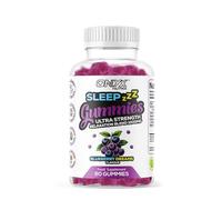 Sleep Gummies with Magnesium | Blueberry Dreams Flavour | Night Bedtime Support | Vegan Chewable Gummys 60 Gummies (30 Servings)