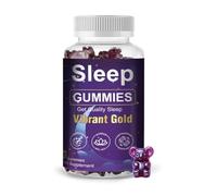 Sleep Gummies x 60 | Maximum Strength | with Ashwagandha, Magnesium, Chamomile Extract | Natural Berry Flavoured | Get Quality Sleep | Sugar Free | VIBRANT GOLD