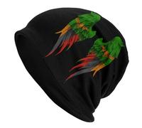 Sleep Hats Wing Zambian Zambia Flag Beanie for Men Baggy Sleep Cap Slouch Knit Cuffed Winter Hat for Guys Mens Hiking