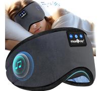 Sleep Headphones Bluetooth Eye Mask,Wireless Music Sleep Mask Ultra-Soft Sleeping Headphone Comfy & Washable Perfect for Side Sleepers/Office/Travel,Birthday for Men Women