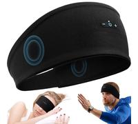 Sleep Headphones Bluetooth Headband for Side Sleeper, 17 Hours Playtime, Wireless Headband Headphones with HD Stereo Speakers for Workout,Running,Yoga, Ideal Gifts for Men, Women, Teens, Black