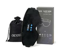 Sleep Headphones Pro | Built-in White Noise Sleep Mask, 75g Ultra-Light Bluetooth Eye Mask for All Face Shapes, Zero-Pressure Fit, Breathable Bamboo-Cotton, 100% Blackout for Deep Sleep & Travel