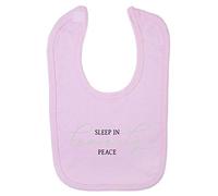 Sleep in Heavenly Peace Elegant Cotton Baby bib - Pastel Pink