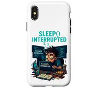 Sleep Interrupted Programmer Meme Funny Case for iPhone X/XS