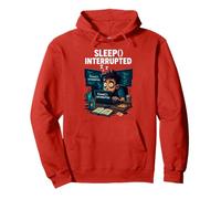 Sleep Interrupted Programmer Meme Funny Pullover Hoodie