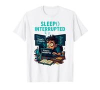 Sleep Interrupted Programmer Meme Funny T-Shirt