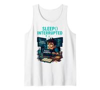 Sleep Interrupted Programmer Meme Funny Tank Top