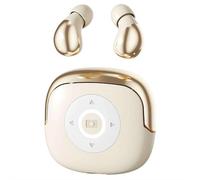 Sleep Invisible Ear Buds Earbuds for Side Sleeper,Mini Small Hidden Tiny Earbuds with Remote Control, Noise Blocking Sleep Headphones Video Scrolling Page Turner Bluetooth Earphones (Skin Color)