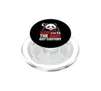 SLEEP IS MY EX THE BABY GOT CUSTODY PopSockets PopGrip for MagSafe