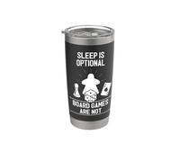 Sleep is Optional Board Games are Not Stainless Steel Insulated Tumbler