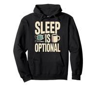 Sleep Is Optional Night Shift Nurse Coffee Pullover Hoodie