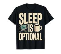 Sleep is Optional Night Shift Nurse Coffee T-Shirt