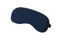 Sleep Light Blocking Eye Mask and Gel Cold Ice Pack Double-Sided Silk Warm Cool for Travel Sleeping(Deep Blue,Eye mask only-no Gel)