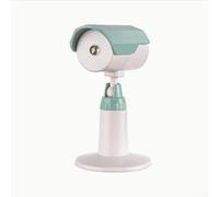 Sleep light designed as a mini camera ornament with soft LED illumination, for bedroom or study use to create a soothing and decorative environment (Blue and white)