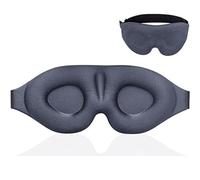 Sleep Mask 1PCS 3D Sleeping Eye Mask Blindfold for Unisex Soft Tiredness Relief Cover Blind Patch Skin Care Tool(Grey)