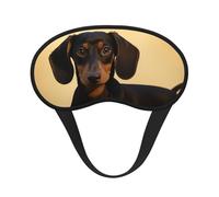 Sleep Mask A Cute Dachshund Eye Mask for Sleeping Blackout Eye Sleep Shade Cover for Men Women Sleeping Mask Comfortable Blindfold Eyeshade for Night Sleep,Travel, Nap, Office