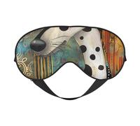 Sleep Mask, Abstract Dalmatian Art Eye Masks for Sleep, Sleep Masks for Women and Men, Blackout Eye Covers for Travel/Sleeping
