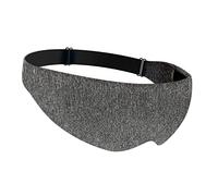 Sleep Mask, Adjustable Strap Side Sleeping Mask, 3D Strong Blackout Blindfold Relieve Eye Strain, Comfortable Soft Night Eye Cover for Men and Women, Travel/Nap Eye Mask (Grey)