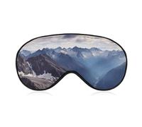 Sleep Mask Alps Panorama Light Blocking Sleeping Eye Mask, Eye Cover with Adjustable Strap Eye Sleep Shade Cover