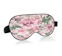 Sleep Mask Beautiful Spring Flowers Night Eye Shade Cover Soft Comfort Blindfold Blockout Light Adjustable Strap for Men Women