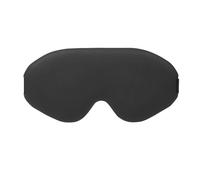 Sleep Mask Blindfold Sleeping Aid Eye Soft Face for Travel Eyeshade Blockout Light Slaapmasker Cover Patch(Black MY008)