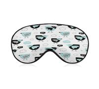 Sleep Mask Chick for Light Blocking,Eye Mask for Women Men Side Sleeper,Puffiness Dry Eyes Headache,Adjustable Strap