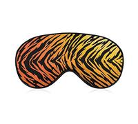 Sleep Mask Compatible with Black Gold Animal Print Tiger Stripe Sleeping Eye Mask for Women Men Night Blindfold, Luxury Light Blocking Eye Cover Eye Shade with Adjustable Strap for Travel, Nap, Yoga