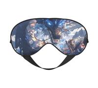 Sleep Mask, Cool Dragon Eye Masks for Sleep, Sleep Masks for Women and Men, Blackout Eye Covers for Travel/Sleeping