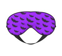 Sleep Mask, Cute Bats Violent Halloween Eye Masks for Sleep, Sleep Masks for Women and Men, Blackout Eye Covers for Travel/Sleeping