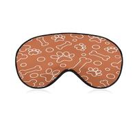 Sleep Mask Cute Dog for Light Blocking,Eye Mask for Women Men Side Sleeper,Puffiness Dry Eyes Headache,Adjustable Strap