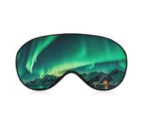 Sleep Mask Dark Northern Lights Light Blocking Sleeping Eye Mask, Eye Cover with Adjustable Strap Eye Sleep Shade Cover