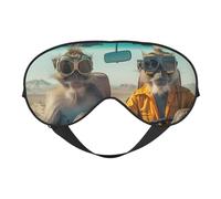 Sleep Mask, Desert Monkeys Drive Eye Masks for Sleep, Sleep Masks for Women and Men, Blackout Eye Covers for Travel/Sleeping