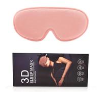 Sleep Mask Eye Mask for Sleeping 99% Light Blocking 3D Sleeping Eye Mask for Travel Essentials Bedroom Accessories Eye Mask for Sleeping Pink