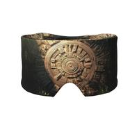 Sleep Mask, Eye Mask for Sleeping with Heads Adjustable, Earmuffs for Sleep for Men & Women, 2 in 1 Ear Mask and Blindfold, Perfect for Sleeping, Travel, and Relaxation Texture of Iron arc gate