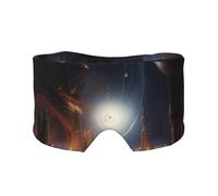 Sleep Mask, Eye Mask for Sleeping with Heads Adjustable, Earmuffs for Sleep for Men & Women, 2 in 1 Ear Mask and Blindfold, Perfect for Sleeping, Travel, and Relaxation Eternal Ball