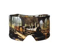 Sleep Mask, Eye Mask for Sleeping with Heads Adjustable, Earmuffs for Sleep for Men & Women, 2 in 1 Ear Mask and Blindfold, Perfect for Sleeping, Travel, and Relaxation Mystery Train