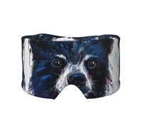 Sleep Mask, Eye Mask for Sleeping with Heads Adjustable, Earmuffs for Sleep for Men & Women, 2 in 1 Ear Mask and Blindfold, Perfect for Sleeping, Travel, and Relaxation Portraits of Cartoon Animals